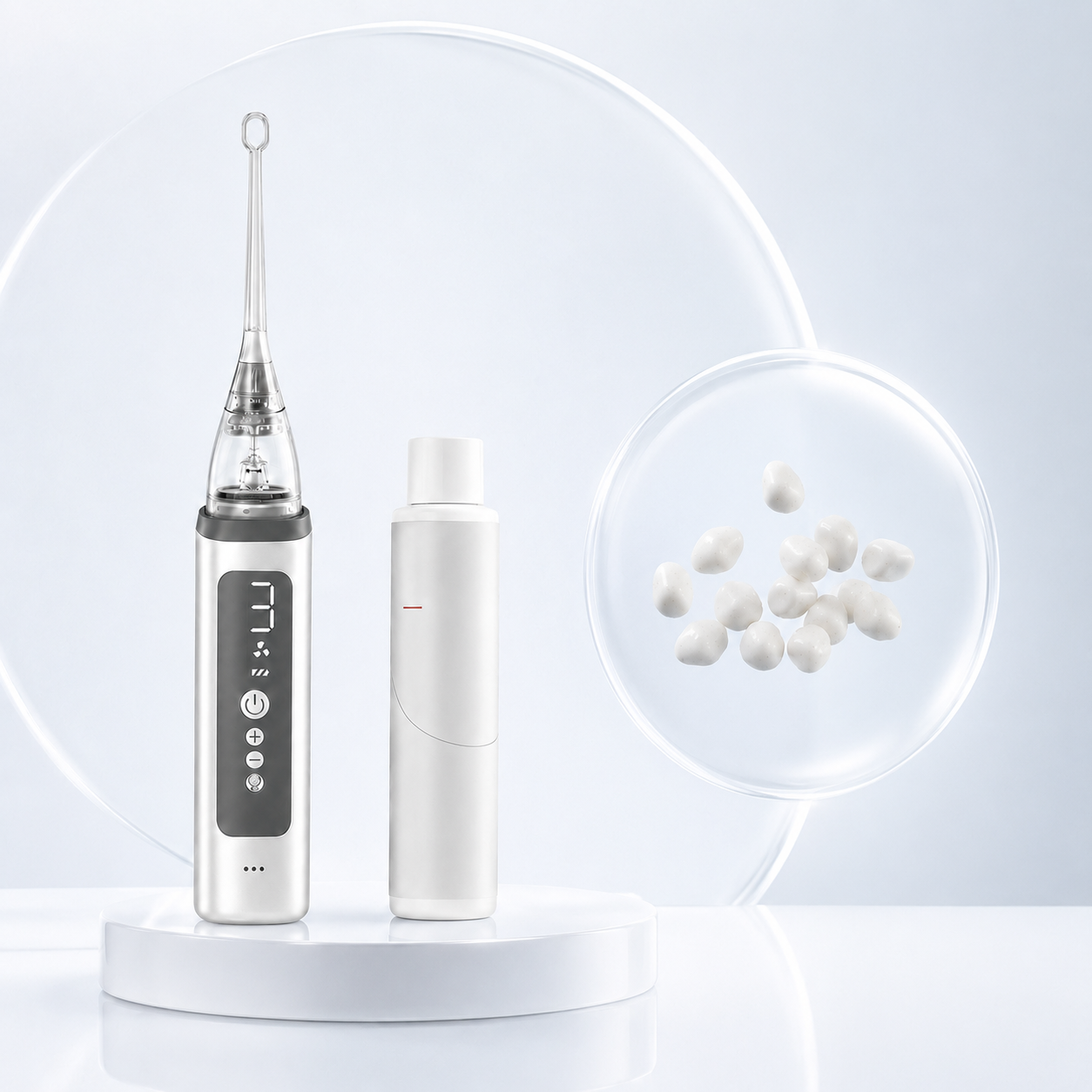Representation propre de depots de caseum avec le kit Caseocare
